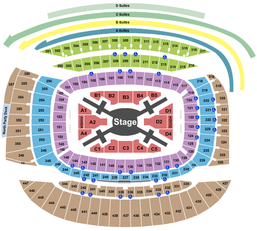 Soldier Field BTS Seating Chart